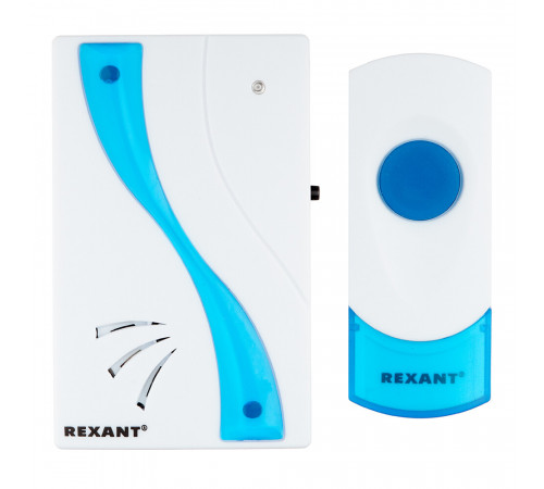 Звонок Rexant RX-2 (73-0020) беспроводной с кнопкой 32 мелодии белый водонепроницаемая кнопка Звонок Rexant RX-2 (73-0020) беспроводной с кнопкой 32 мелодии белый водонепроницаемая кнопка