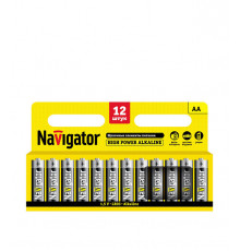 Батарейка Navigator АА пальчиковая LR6 1,5 В (12 шт.)