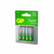Батарейка GP Batteries Super Алкалин AA пальчиковая LR6 1,5 В (4 шт.) (GP 15AA21-2CRSBC4)