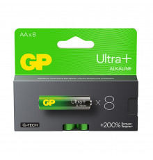 Батарейка GP Batteries Ultra+ Алкалин AA пальчиковая LR6 1,5 В (8 шт.) (GP 15AUPA21-2CRB8)