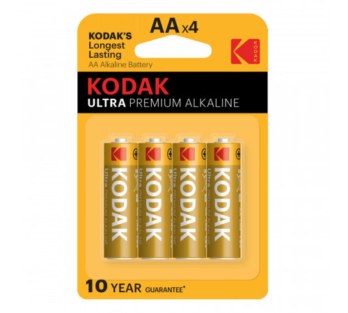 Батарейка Kodak Ultra Digital АА пальчиковая LR6 1,5 В (4 шт.) (Б0005248) Батарейка Kodak Ultra Digital АА пальчиковая LR6 1,5 В (4 шт.) (Б0005248)