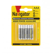 Батарейка Navigator AAA мизинчиковая LR03 1,5 В (4 шт.)