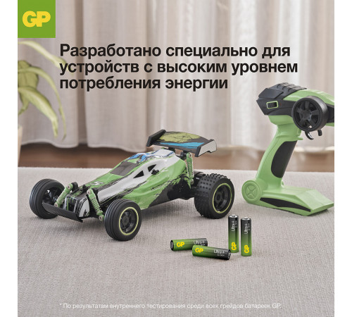 Батарейка GP Batteries Ultra+ Алкалин AAA мизинчиковая LR03 1,5 В (8 шт.) (GP 24AUPA21-2CRB8) Батарейка GP Batteries Ultra+ Алкалин AAA мизинчиковая LR03 1,5 В (8 шт.) (GP 24AUPA21-2CRB8)