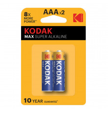 Батарейка Kodak Мax ААА мизинчиковая LR03 1,5 В (2 шт.) (Б0005132)