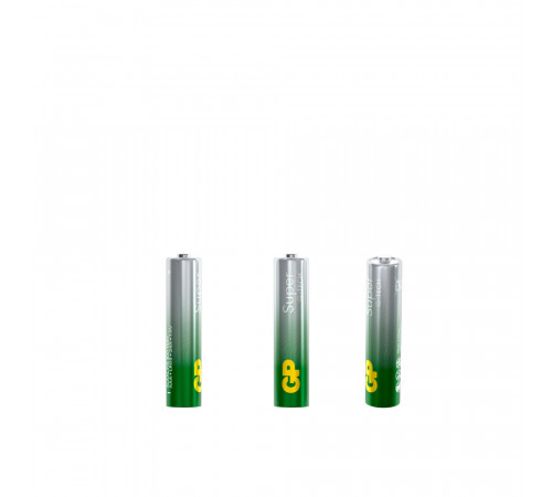 Батарейка GP Batteries Super G Tech ААА мизинчиковая LR03 1,5 В (12 шт.) (GP 24AA218/4-2CRSBC12) Батарейка GP Batteries Super G Tech ААА мизинчиковая LR03 1,5 В (12 шт.) (GP 24AA218/4-2CRSBC12)