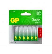 Батарейка GP Batteries Super G Tech ААА мизинчиковая LR03 1,5 В (12 шт.) (GP 24AA218/4-2CRSBC12)