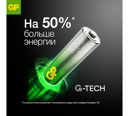 Батарейка GP Batteries Super Алкалин крона 6LR61/6F22 9 В (1 шт.) (GP 1604AA21-5CRSBC1) Батарейка GP Batteries Super Алкалин крона 6LR61/6F22 9 В (1 шт.) (GP 1604AA21-5CRSBC1)
