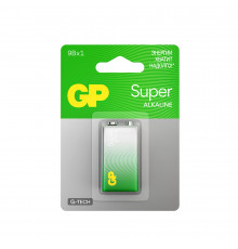 Батарейка GP Batteries Super Алкалин крона 6LR61/6F22 9 В (1 шт.) (GP 1604AA21-5CRSBC1)