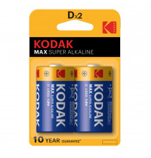 Батарейка Kodak Мax D 1,5 В (2 шт.) (Б0005129)
