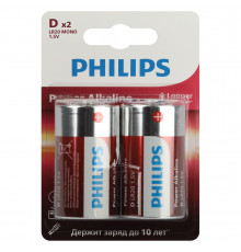 Батарейка Philips Power D LR20 1,5 В (2 шт.) (Б0062732)