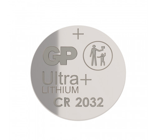 Батарейка GP Batteries Ultra+ Литий таблетка CR2032 3 В (2 шт.) (GP CR2032UP-2CCRSBC2) Батарейка GP Batteries Ultra+ Литий таблетка CR2032 3 В (2 шт.) (GP CR2032UP-2CCRSBC2)