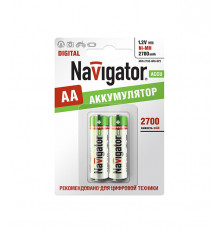 Аккумулятор Navigator АА пальчиковый LR6 1,2 В 2700 мАч (2 шт.)