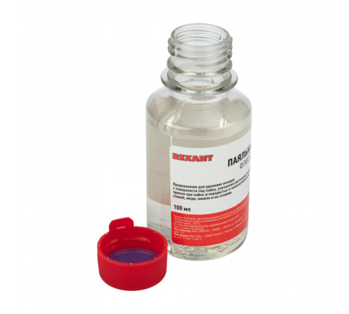 Флюс Rexant Паяльная кислота 100 мл (09-3611) Флюс Rexant Паяльная кислота 100 мл (09-3611)