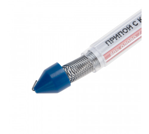 Припой Rexant d1, Sn60 Pb40 Flux 2.2% с канифолью 20 г (09-3103) Припой Rexant d1, Sn60 Pb40 Flux 2.2% с канифолью 20 г (09-3103)
