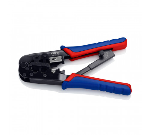 Пресс-клещи Knipex для обжима RJ разъемов 8P8C/6P4C/6P4C/6P2C (KN-975110) Пресс-клещи Knipex для обжима RJ разъемов 8P8C/6P4C/6P4C/6P2C (KN-975110)
