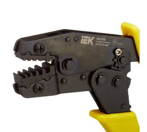 Пресс-клещи IEK КО-05Е для обжима наконечников 0,5-6 кв.мм (TKL20-D05-006)