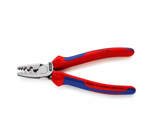 Пресс-клещи Knipex для обжима втулочных наконечников 0,25-16 кв.мм (KN-9772180) Пресс-клещи Knipex для обжима втулочных наконечников 0,25-16 кв.мм (KN-9772180)
