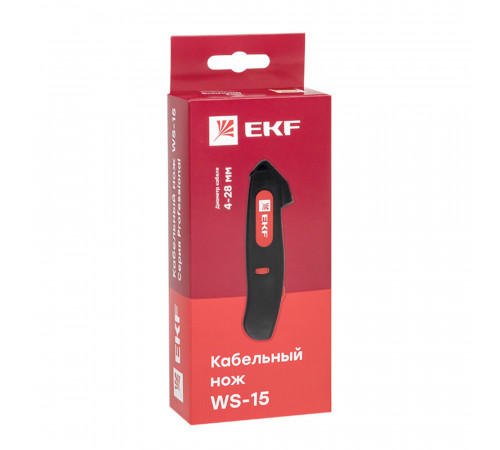 Нож диэлектрический EKF Professional для зачистки кабеля (ws-15) Нож диэлектрический EKF Professional для зачистки кабеля (ws-15)