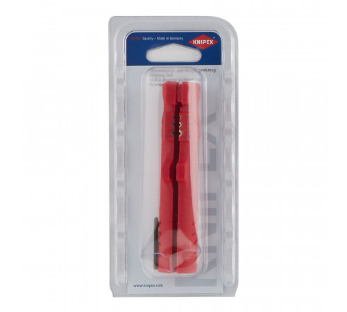 Стриппер сечение 4-13 кв.мм Knipex ручной для снятия изоляции с плоского кабеля (KN-1664125SB) Стриппер сечение 4-13 кв.мм Knipex ручной для снятия изоляции с плоского кабеля (KN-1664125SB)