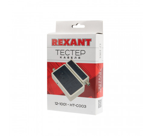 Тестер кабеля Rexant 5248 RJ-45/BNC (12-1001) Тестер кабеля Rexant 5248 RJ-45/BNC (12-1001)