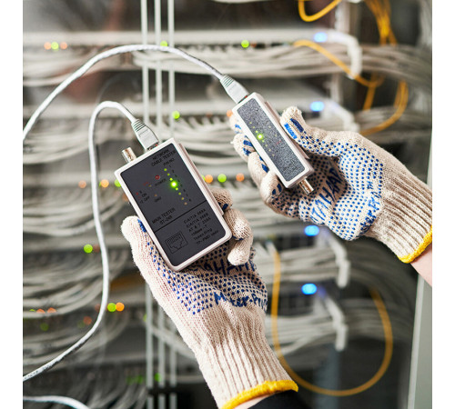 Тестер кабеля Rexant 5248 RJ-45/BNC (12-1001) Тестер кабеля Rexant 5248 RJ-45/BNC (12-1001)