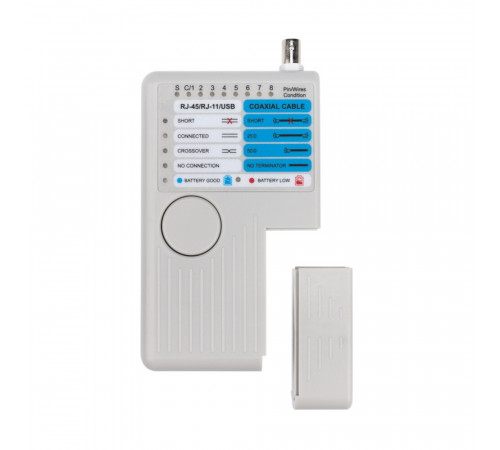 Тестер кабеля Rexant 3468 RJ-45/RJ-11/RJ-12/1394/USB/BNC (12-1003) Тестер кабеля Rexant 3468 RJ-45/RJ-11/RJ-12/1394/USB/BNC (12-1003)