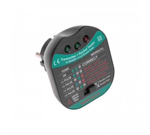 Тестер Mastech MS5902RTD розеток и автоматов (13-1262) Тестер Mastech MS5902RTD розеток и автоматов (13-1262)