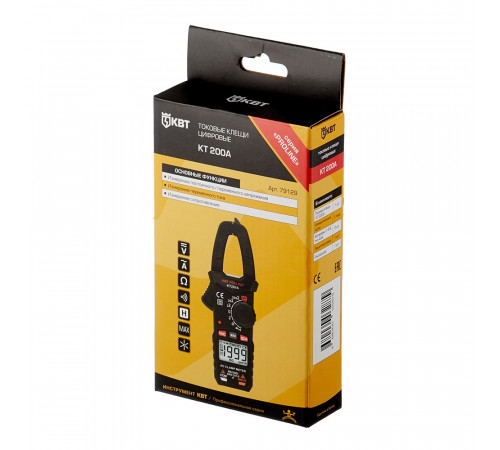 Клещи токовые КВТ ProLine KT 200A (79129) Клещи токовые КВТ ProLine KT 200A (79129)