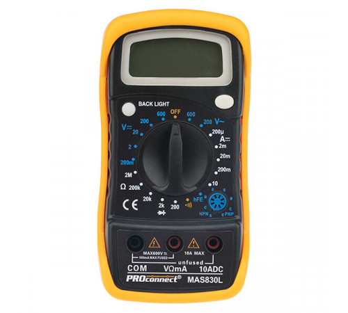Мультиметр портативный Proconnect MAS830L (13-3021) Мультиметр портативный Proconnect MAS830L (13-3021)
