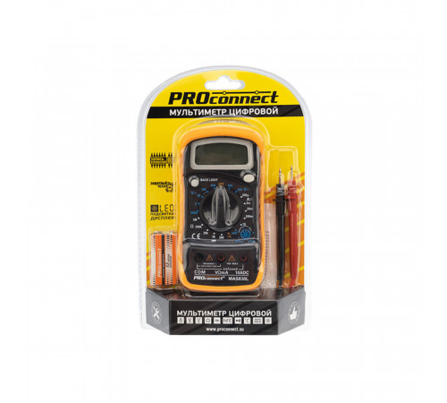 Мультиметр портативный Proconnect MAS830L (DT850L) (13-3021) Мультиметр портативный Proconnect MAS830L (DT850L) (13-3021)