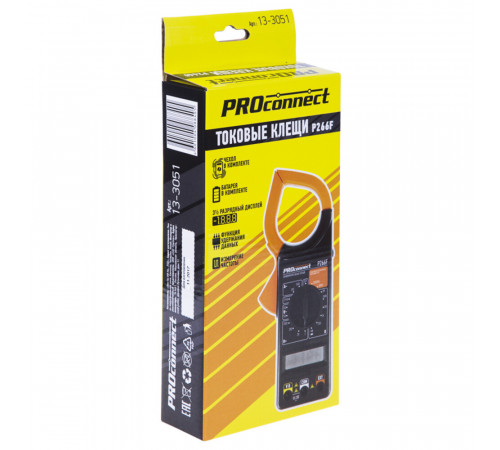 Клещи токовые Proconnect P266F (13-3051) Клещи токовые Proconnect P266F (13-3051)