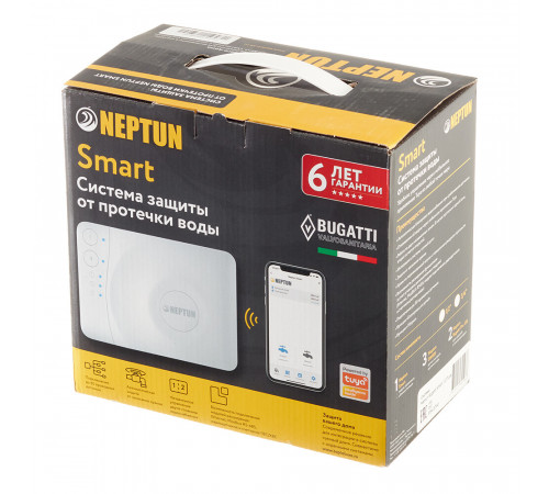 Система контроля протечки воды Neptun Bugatti Smart Tuya 1/2 (2264869) Система контроля протечки воды Neptun Bugatti Smart Tuya 1/2 (2264869)