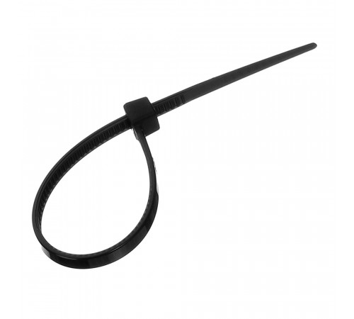 Стяжка кабельная Fortisflex НСС EasyFix 100х2,5 мм полиамидная черная (100 шт.) (84811)