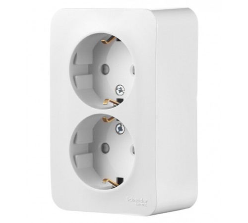 Розетка Systeme Electric Blanca накладная белая со шторками (BLNRA011211) Розетка Systeme Electric Blanca накладная белая со шторками (BLNRA011211)