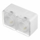Розетка Systeme Electric AtlasDesign Profi54 накладная белая со шторками с крышкой (ATN540126)