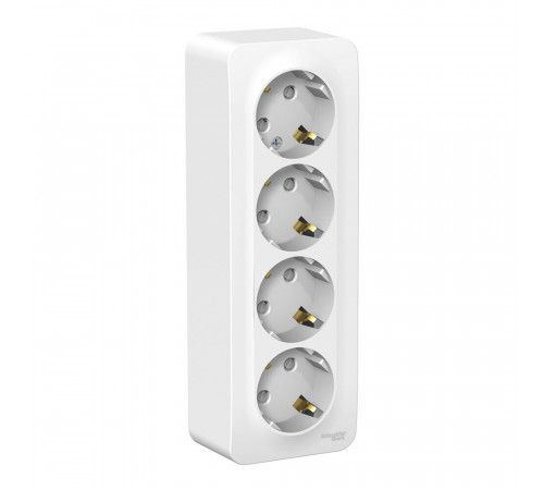 Розетка Systeme Electric Blanca накладная белая со шторками (BLNRA011411) Розетка Systeme Electric Blanca накладная белая со шторками (BLNRA011411)