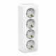 Розетка Systeme Electric Blanca накладная белая со шторками (BLNRA011411)