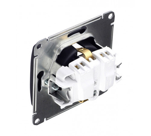 Розетка Systeme Electric Glossa встраиваемая антрацит (GSL000743)