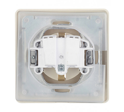 Розетка Systeme Electric Glossa встраиваемая бежевая со шторками с крышкой (GSL000248) Розетка Systeme Electric Glossa встраиваемая бежевая со шторками с крышкой (GSL000248)