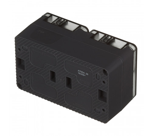 Розетка Systeme Electric AtlasDesign Profi54 накладная антрацит со шторками с крышкой (ATN544026) Розетка Systeme Electric AtlasDesign Profi54 накладная антрацит со шторками с крышкой (ATN544026)