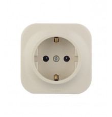 Розетка Legrand Quteo накладная слоновая кость (782241)