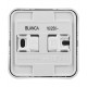 Розетка Systeme Electric Blanca накладная белая со шторками (BLNRA011111)