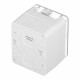 Розетка Systeme Electric AtlasDesign Profi54 накладная белая со шторками с крышкой (ATN540145)