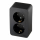 Розетка Systeme Electric Blanca накладная антрацит (BLNRA010216)