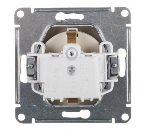 Розетка Systeme Electric AtlasDesign встраиваемая алюминий (ATN000343) Розетка Systeme Electric AtlasDesign встраиваемая алюминий (ATN000343)