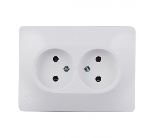 Розетка Systeme Electric Glossa встраиваемая белая (GSL000120) Розетка Systeme Electric Glossa встраиваемая белая (GSL000120)