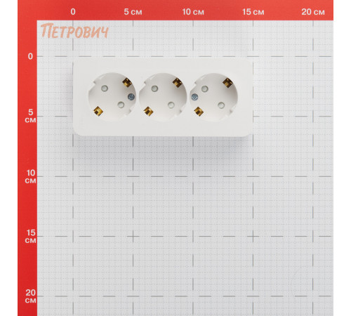 Розетка Systeme Electric Blanca накладная белая со шторками (BLNRA011311)