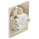 Розетка Systeme Electric Glossa встраиваемая бежевая (GSL000224)