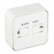 Розетка Systeme Electric Blanca накладная белая компакт (BLNRA110111)