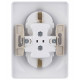 Розетка Systeme Electric Glossa встраиваемая белая (GSL000124)